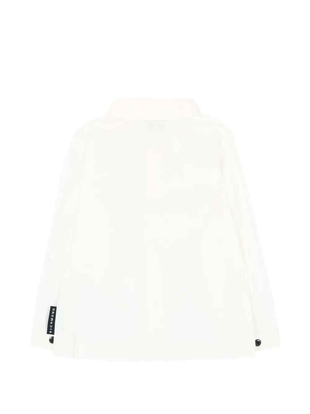 John Richmond Junior Shirt met logoprint Wit