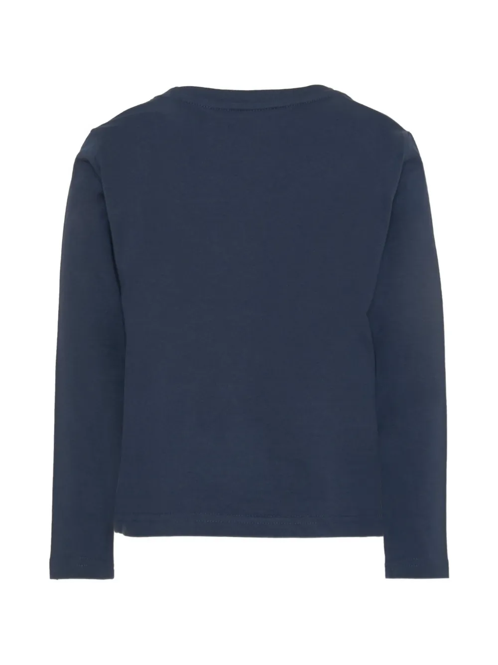 North Sails Kids T-shirt met logopatch Blauw