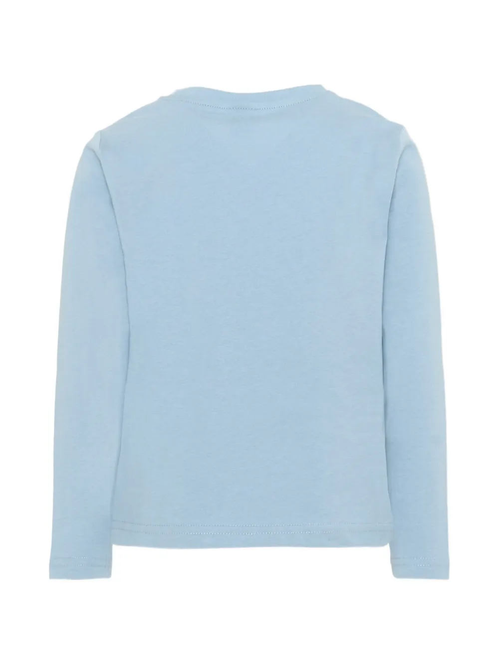 North Sails Kids T-shirt met logopatch Blauw