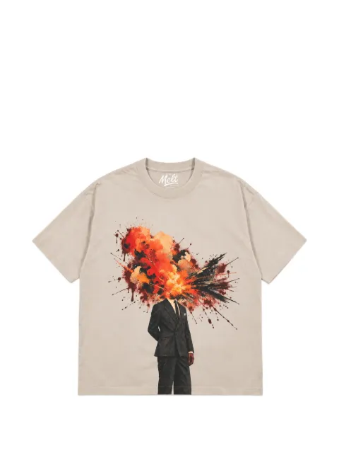 Melt playera con estampado gráfico