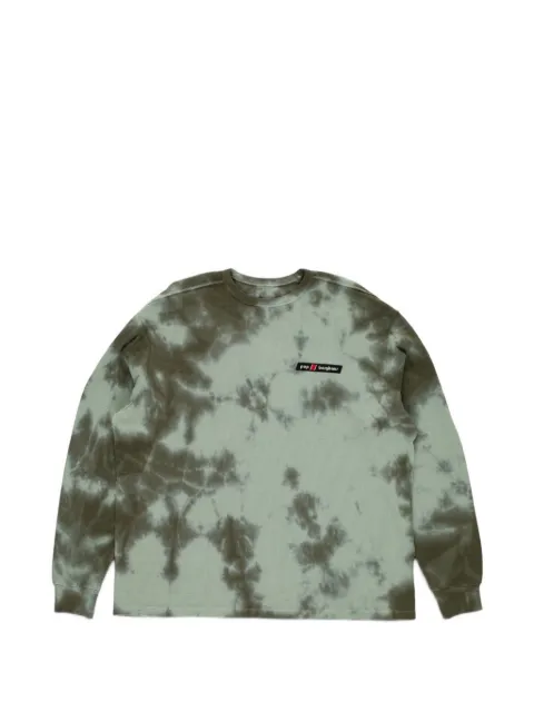 Pop Trading Company tie-dye waffle-knit T-shirt