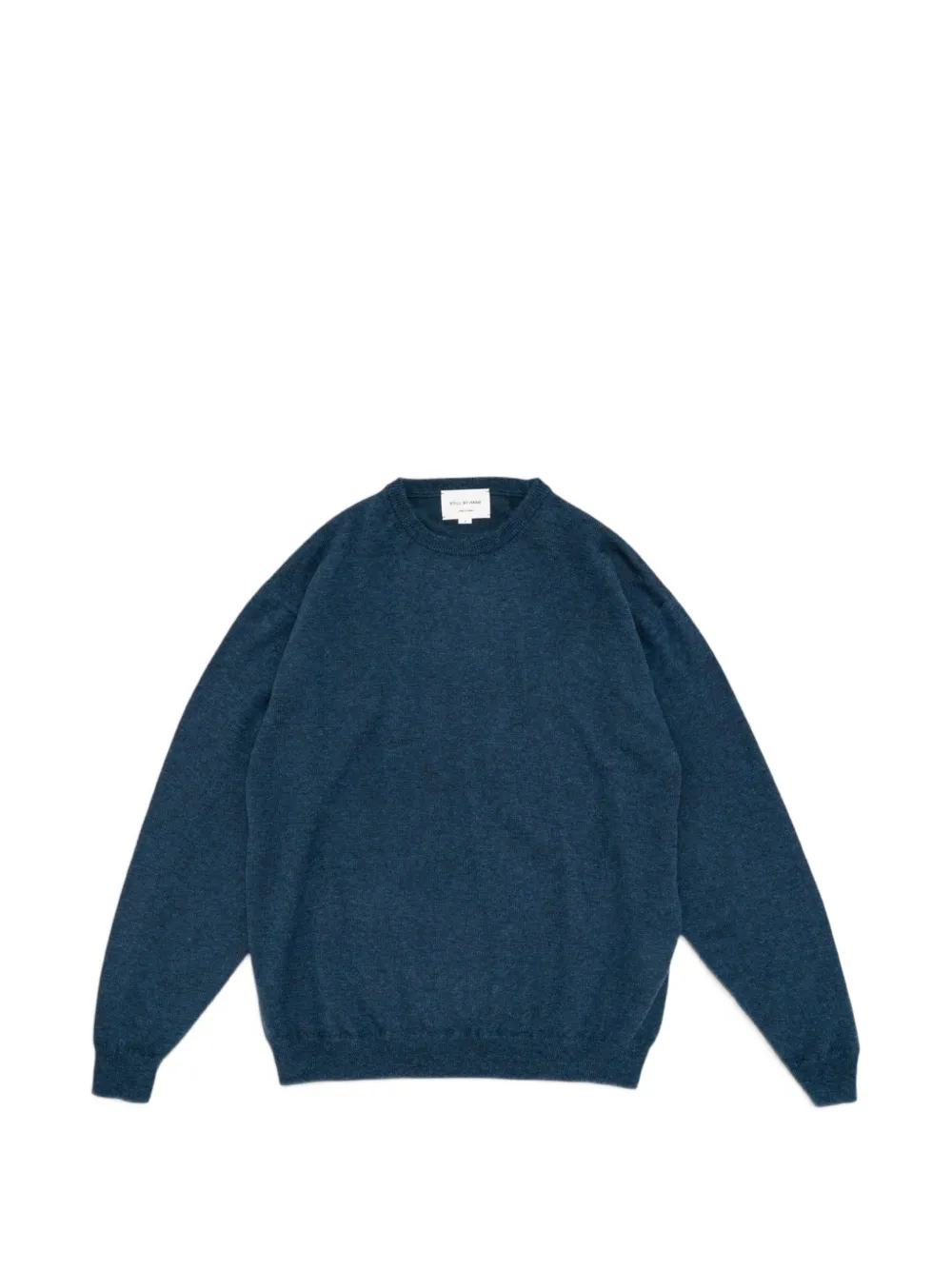 Still by Hand crew-neck sweater - Blau