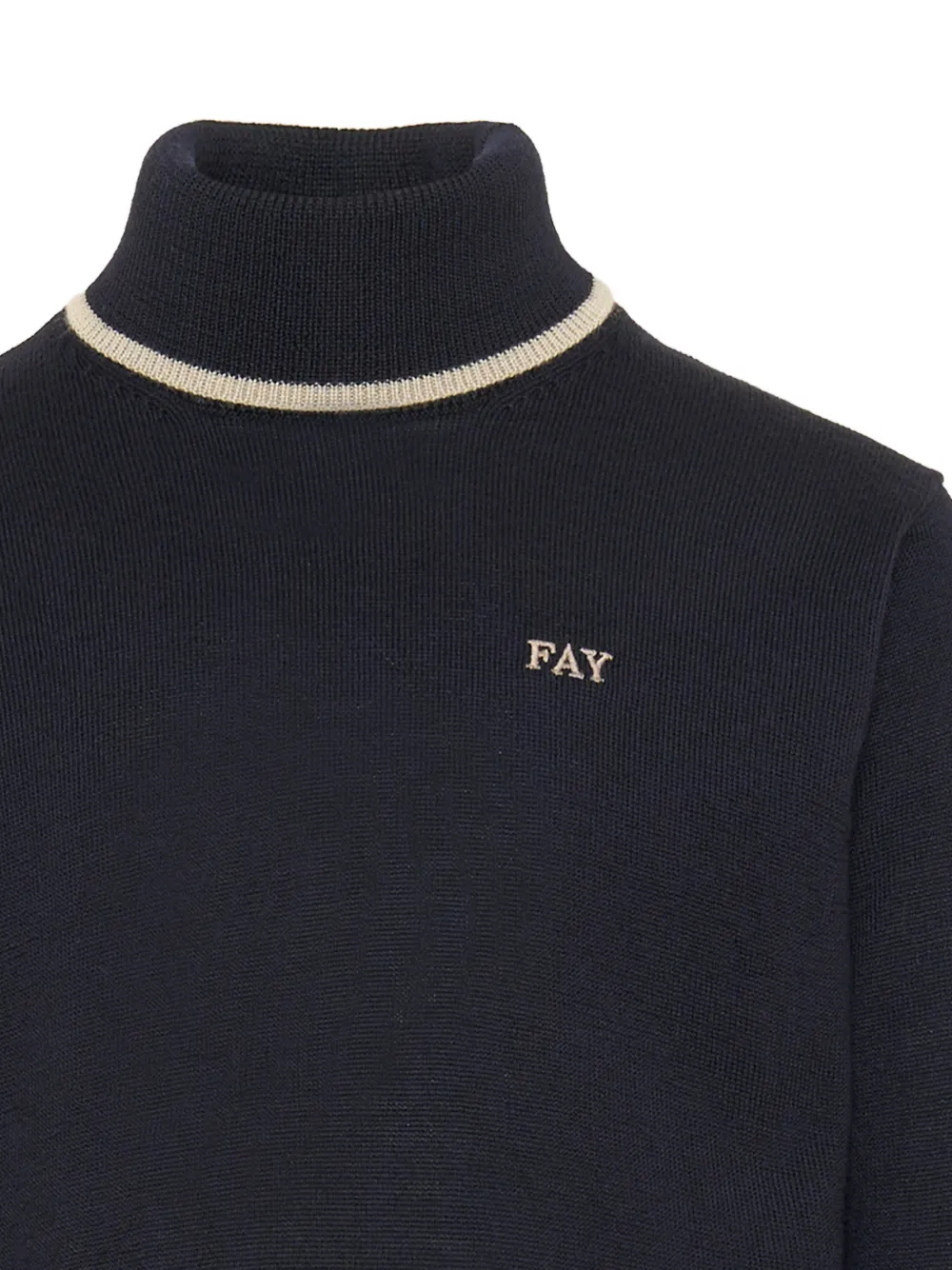 Fay Kids Coltrui met geborduurd logo Blauw