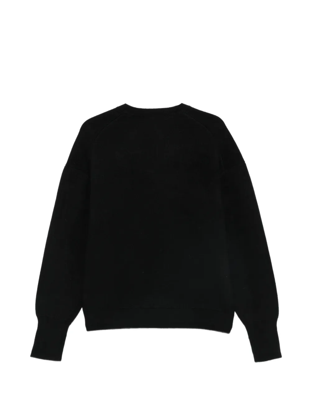 Studio Nicholson V-neck drop-shoulder sweater Zwart