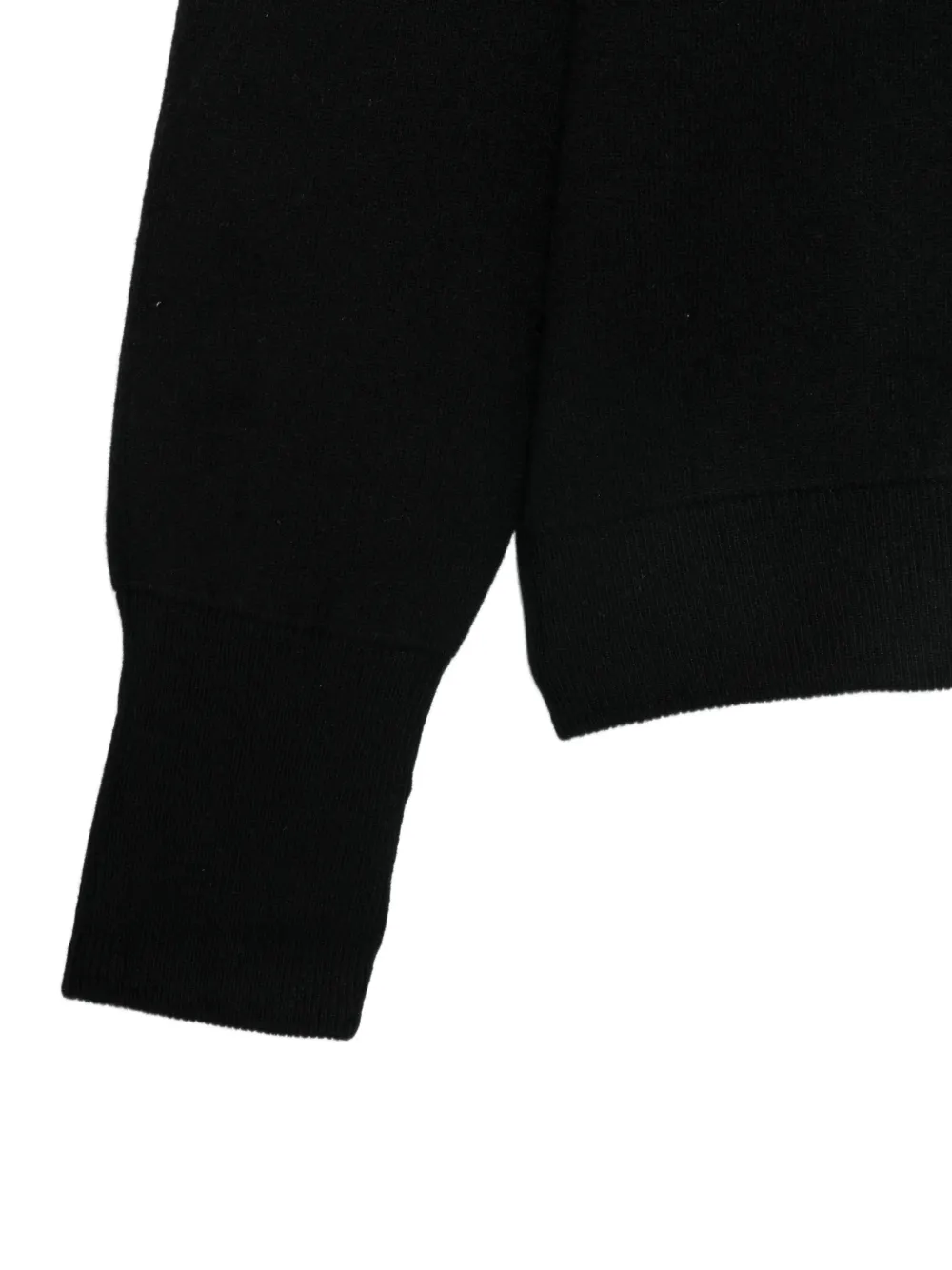 Studio Nicholson V-neck drop-shoulder sweater Zwart