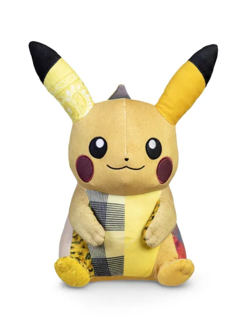 Pokemon x Sean Wotherspoon Pikachu patchwork figurine