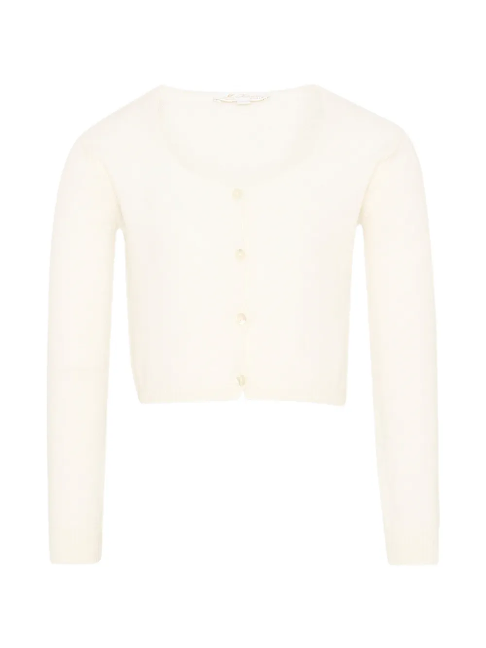 Mariella Ferrari button-up cropped cardigan - Toni neutri