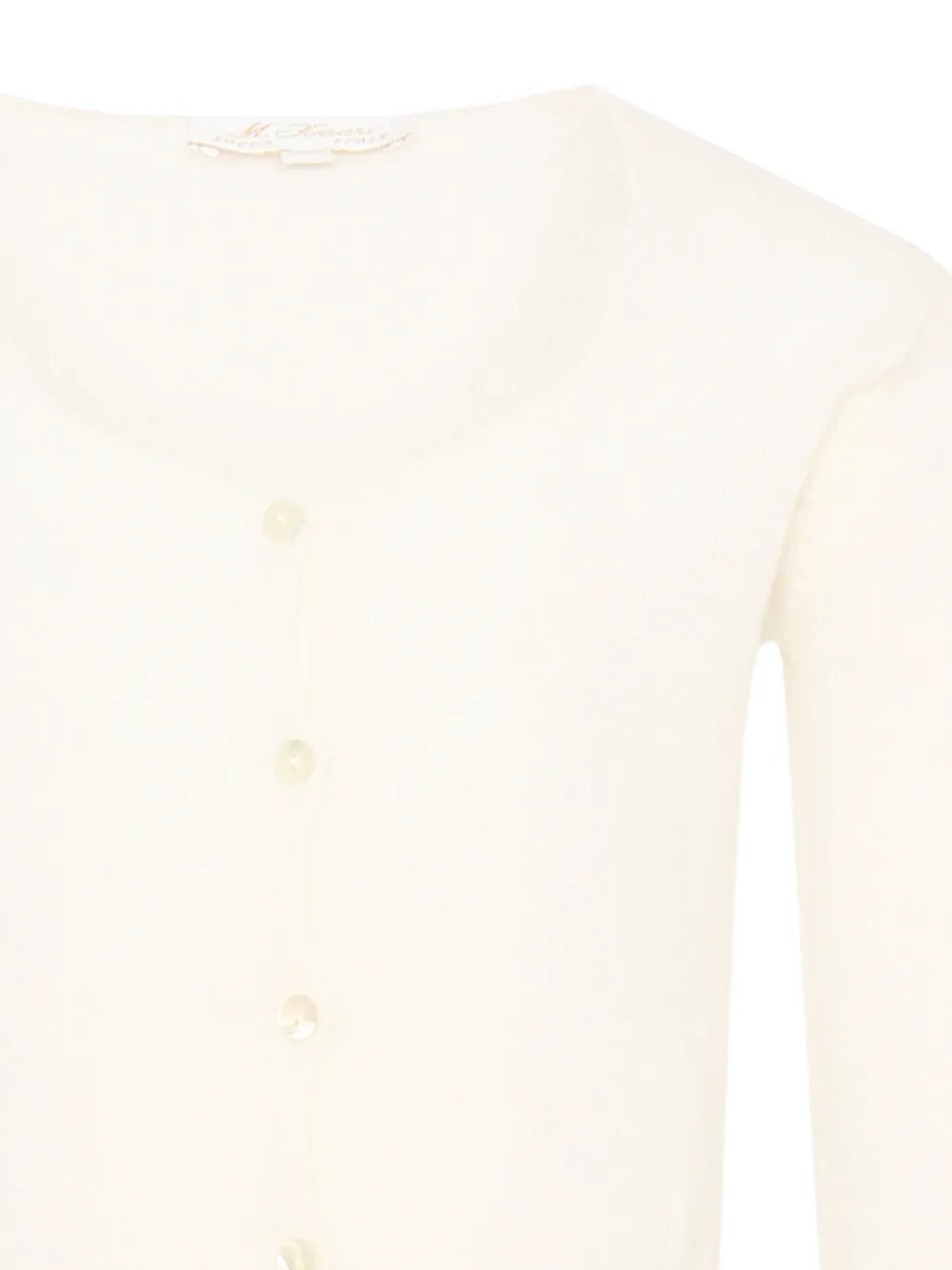 Mariella Ferrari button-up cropped cardigan Beige