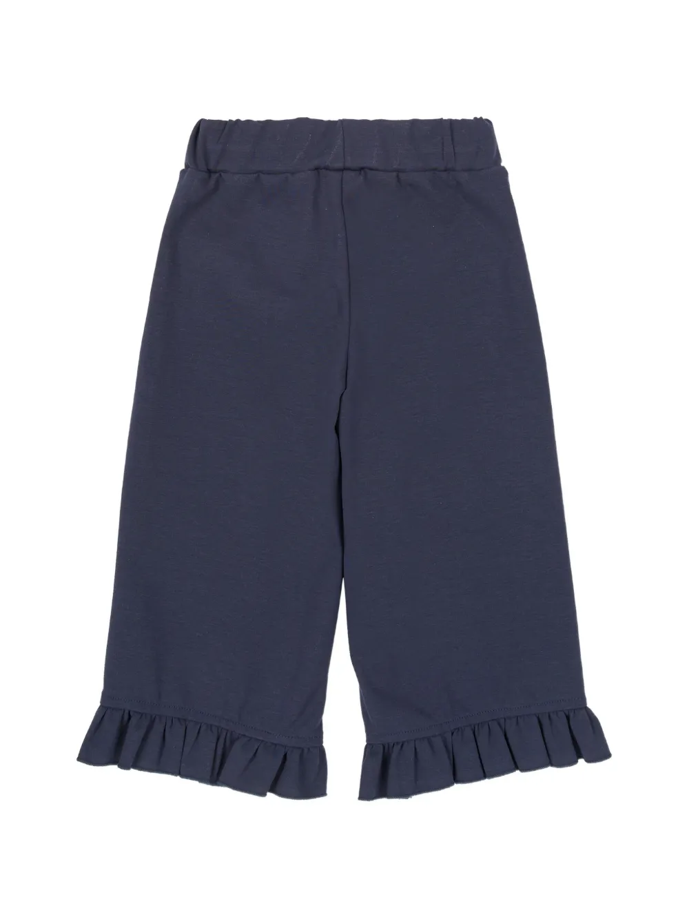 TRUSSARDI JUNIOR Broek met geborduurd logo en ruches Blauw