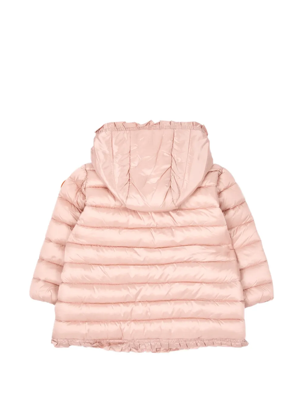 Save The Duck Kids Jack met capuchon en ruches Roze