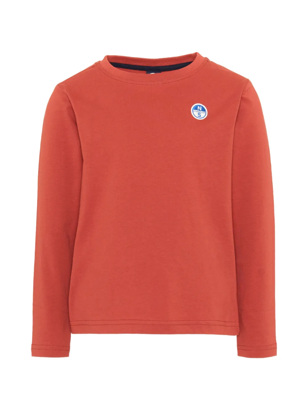 North Sails Kids Sweater met logopatch Oranje