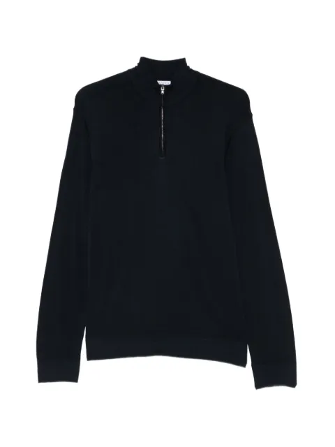 Sunspel quarter-zip wool sweater