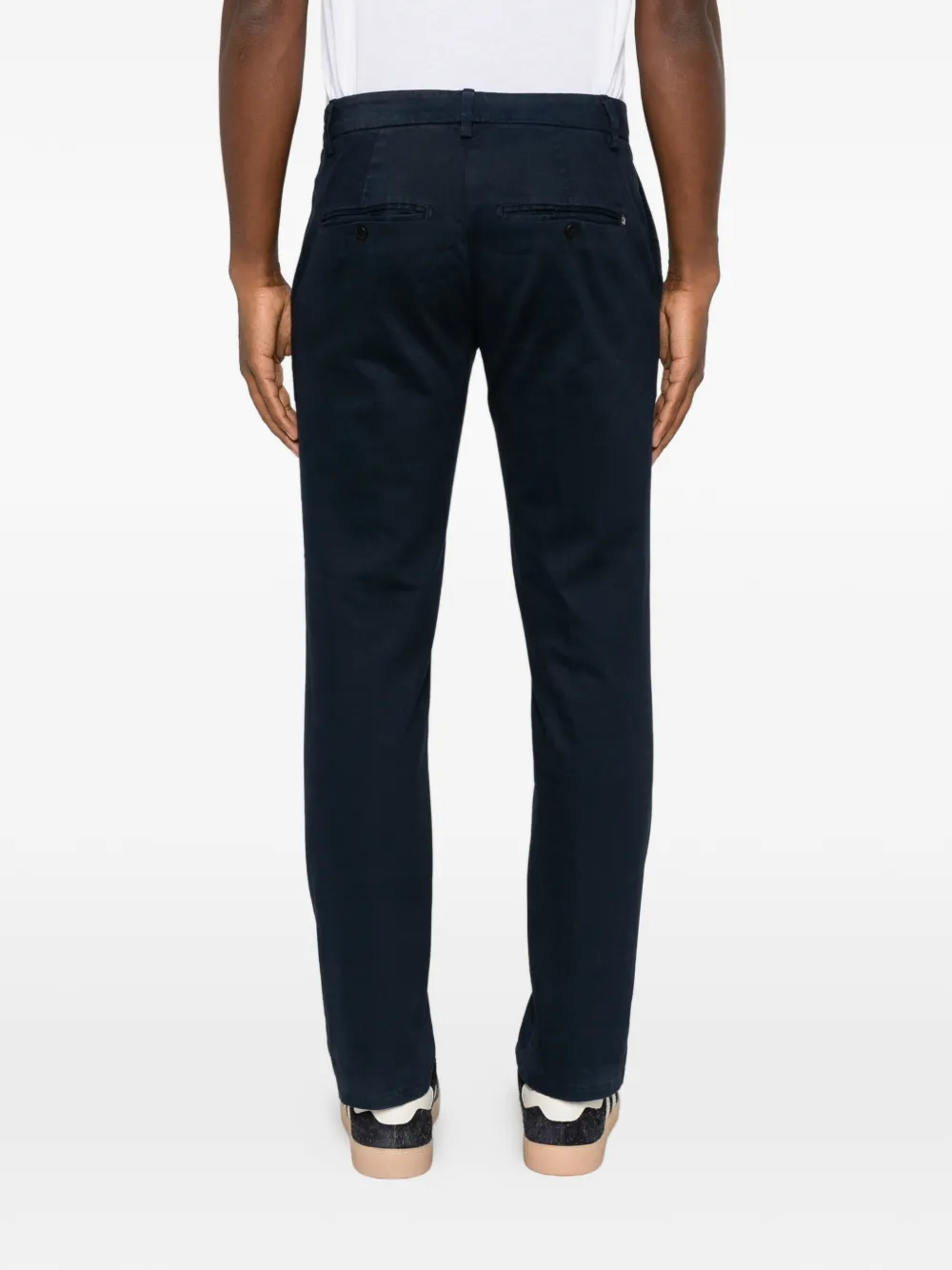 DONDUP Gaubert chino met rechte pijpen Blauw