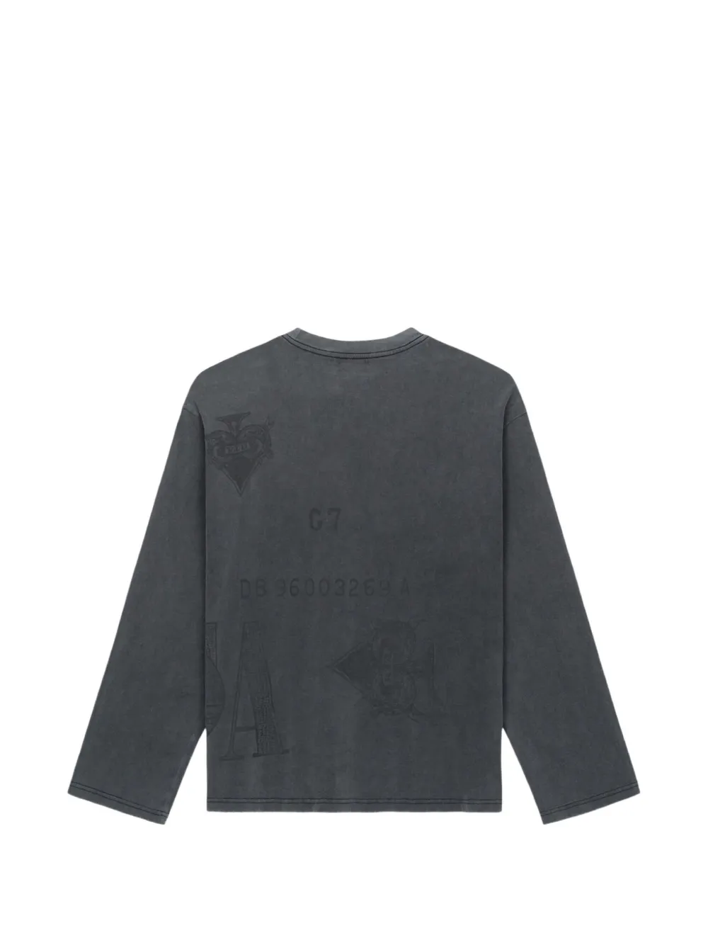 RTA Marceau T-shirt met grafische print Grijs