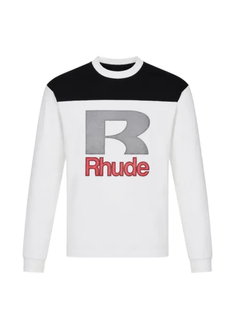 RHUDE Racing Panel long-sleeve T-shirt
