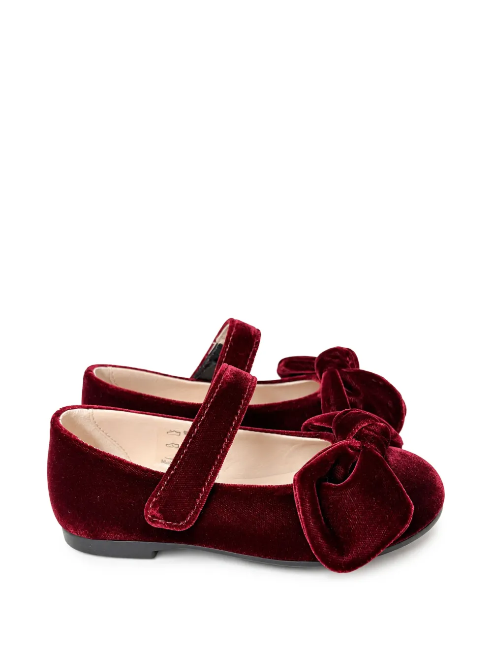 Florens bow-detail ballet flats - Rosso