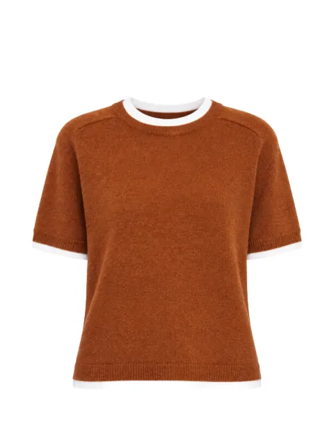 Semicouture short-sleeve sweater