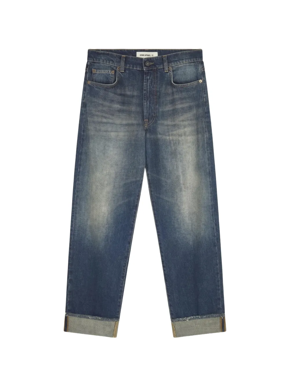Semicouture Deanna stone-wash frayed-hem jeans - Blu