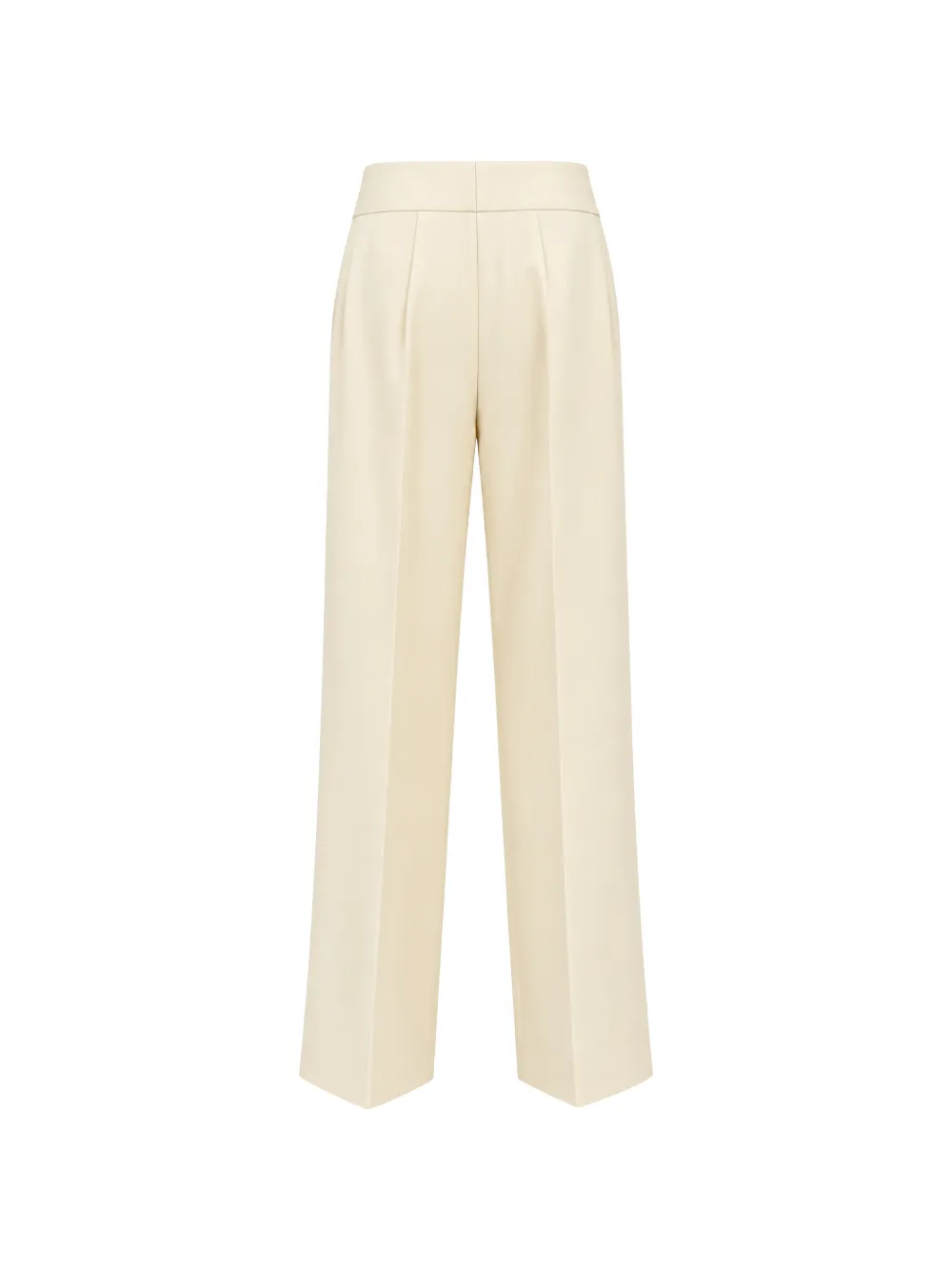 Semicouture pleated wide-leg trousers Beige