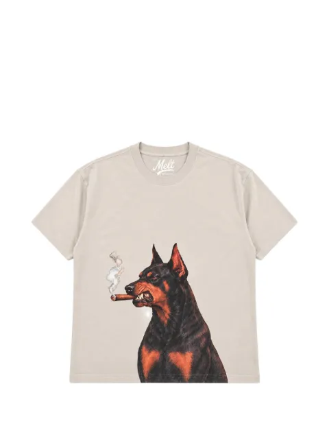 Melt playera con perro estampado