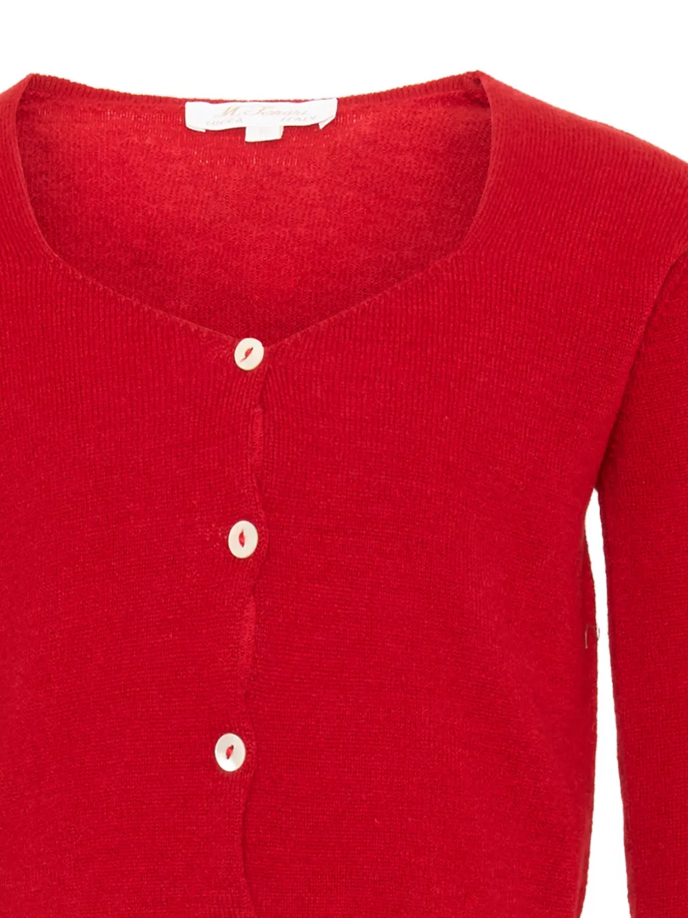 Mariella Ferrari Button-up cropped vest Rood