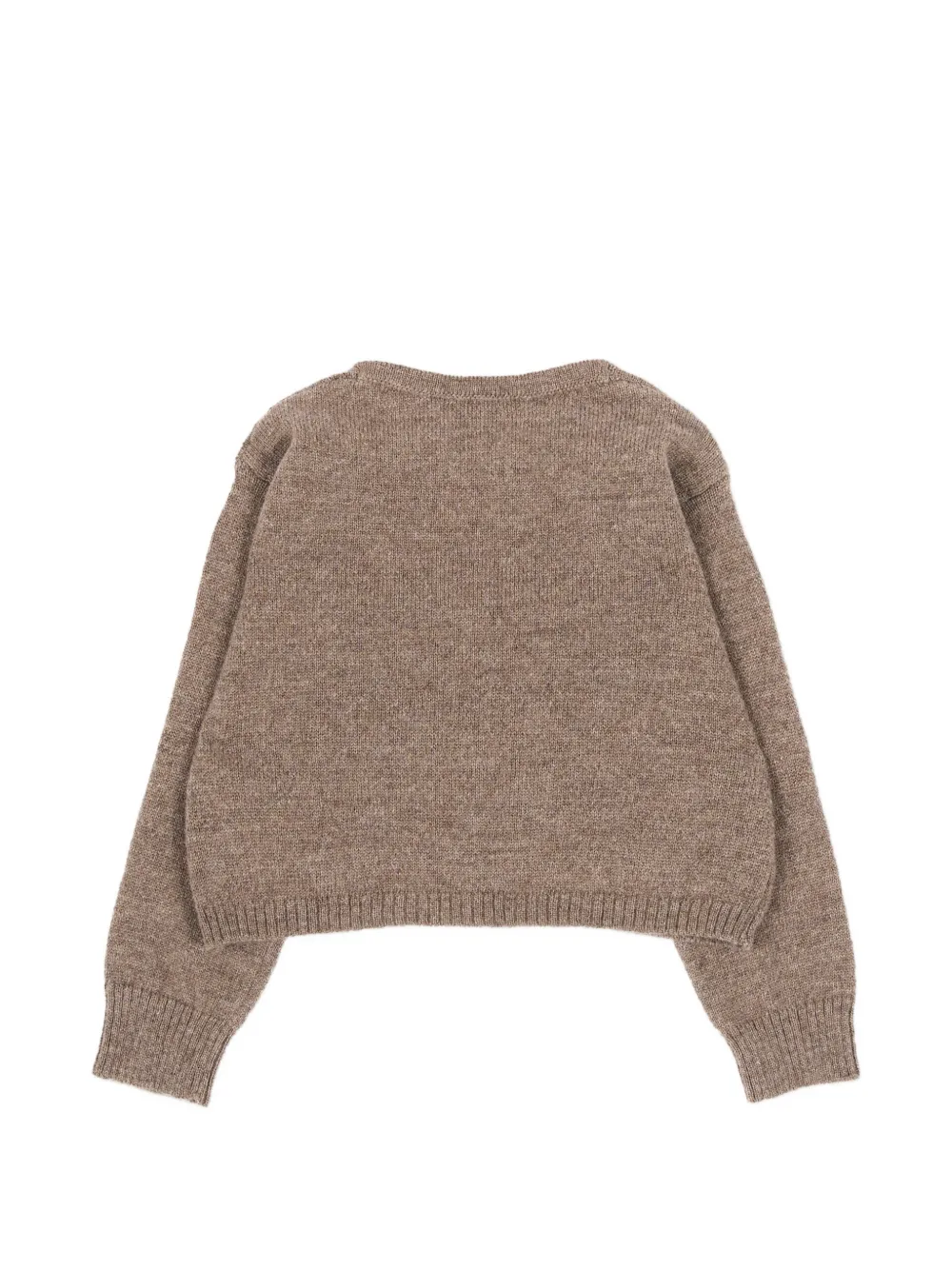 Mariella Ferrari Gebreid vest Bruin