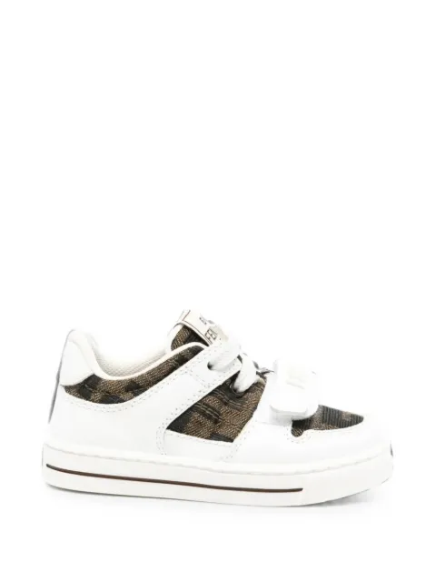 Fendi Kids FF logo touch-strap sneakers