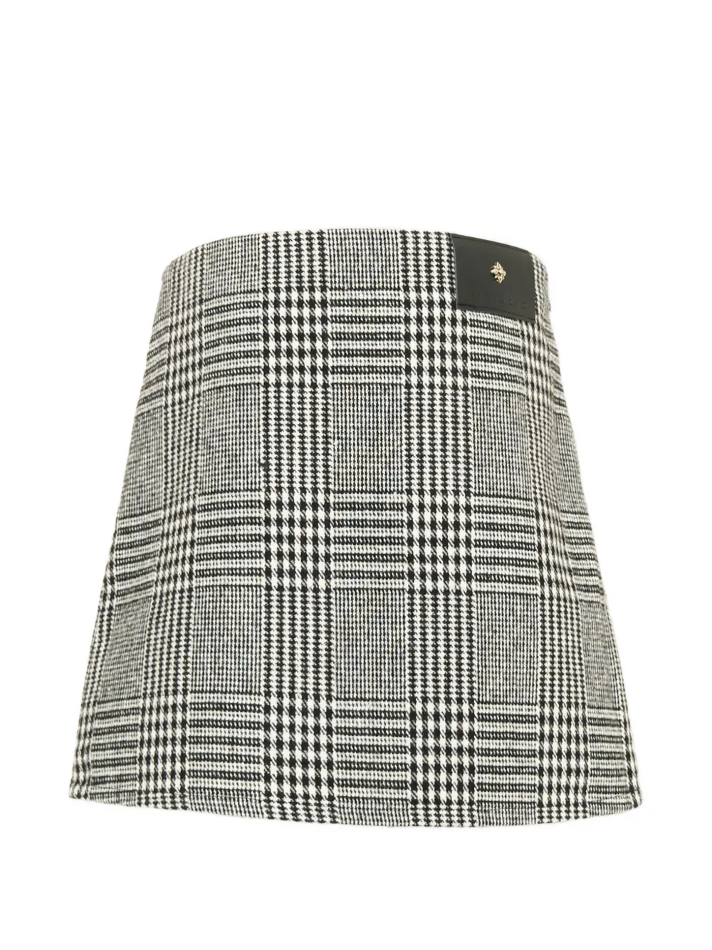John Richmond Junior Tweed rok met Prince of Wales-ruit Grijs