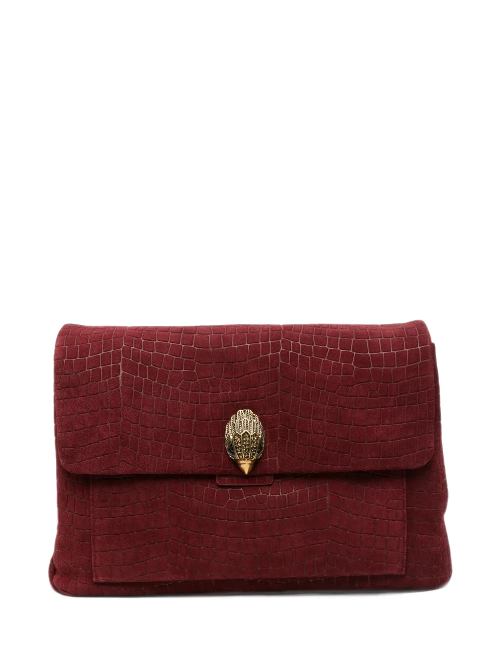 Kurt Geiger London XL Celia crocodile-effect shoulder bag - Red