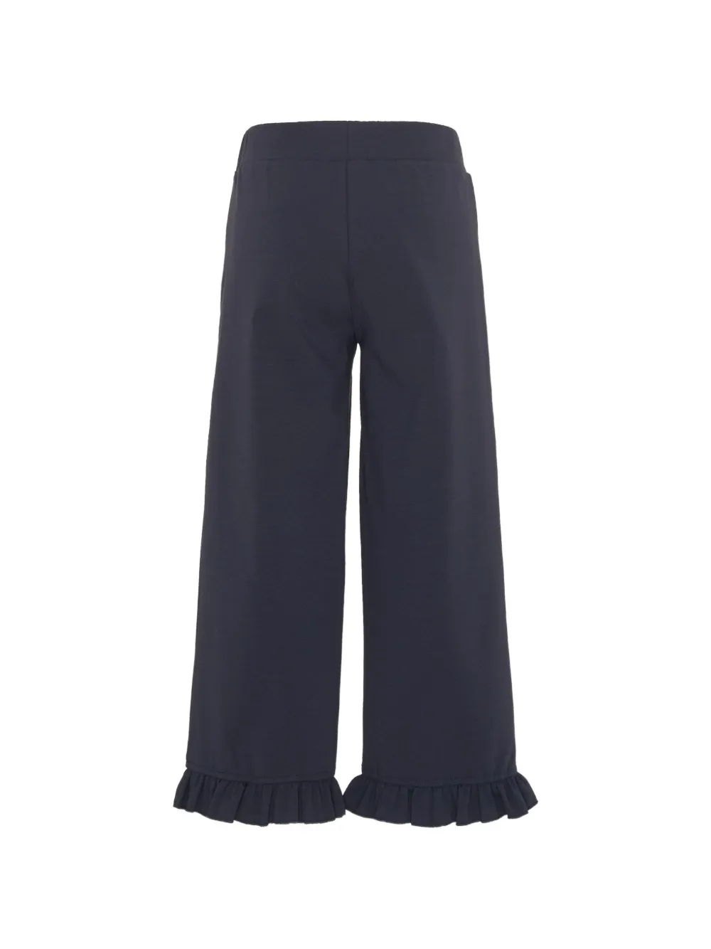 TRUSSARDI JUNIOR Broek met wijde pijpen en ruches Blauw
