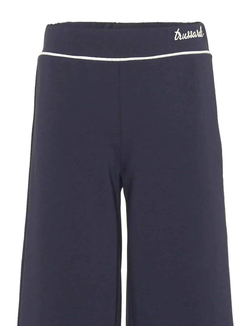 TRUSSARDI JUNIOR Broek met wijde pijpen en ruches Blauw