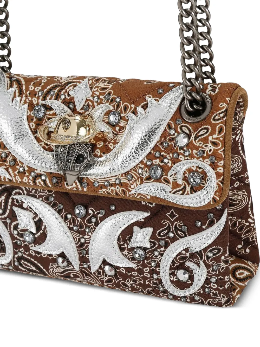 Kurt Geiger London Kensington mini-tas Bruin