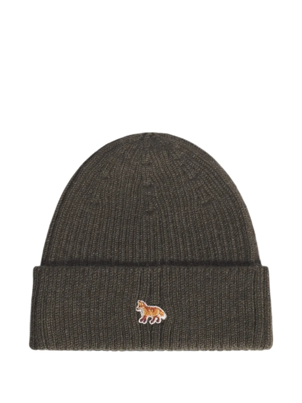 Maison Kitsuné Baby Fox ribbed-knit beanie hat
