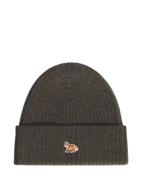 Maison Kitsuné Baby Fox ribbed-knit beanie hat