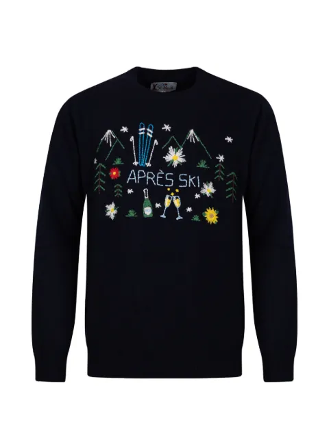 MC2 Saint Barth Maglione Heron girocollo con ricamo
