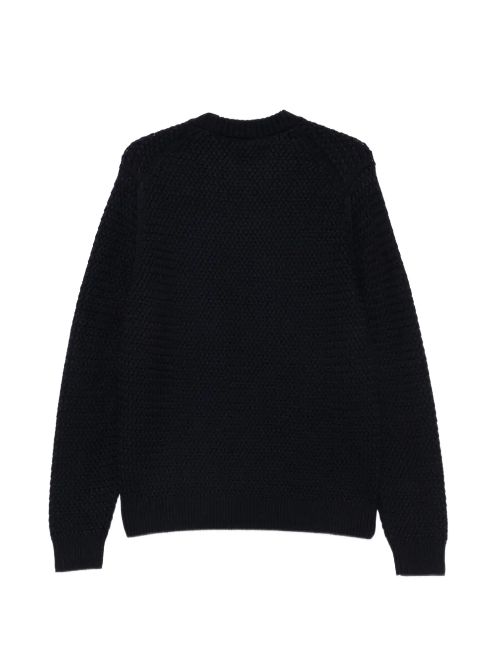 Sunspel waffle-knit sweater Blauw