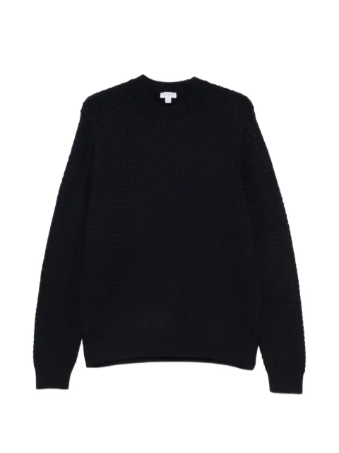 Sunspel waffle-knit sweater