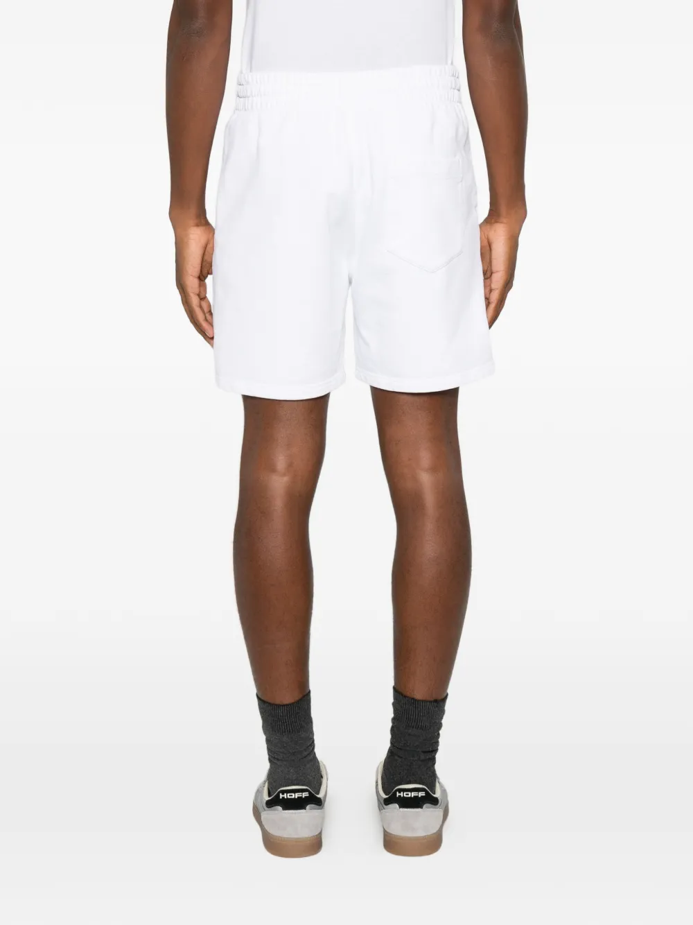 Casablanca Shorts met trekkoord en grafische patch Wit