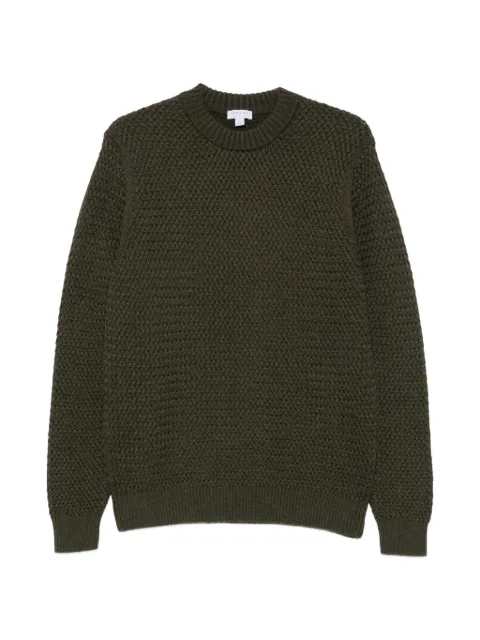 Sunspel waffle-knit merino wool sweater