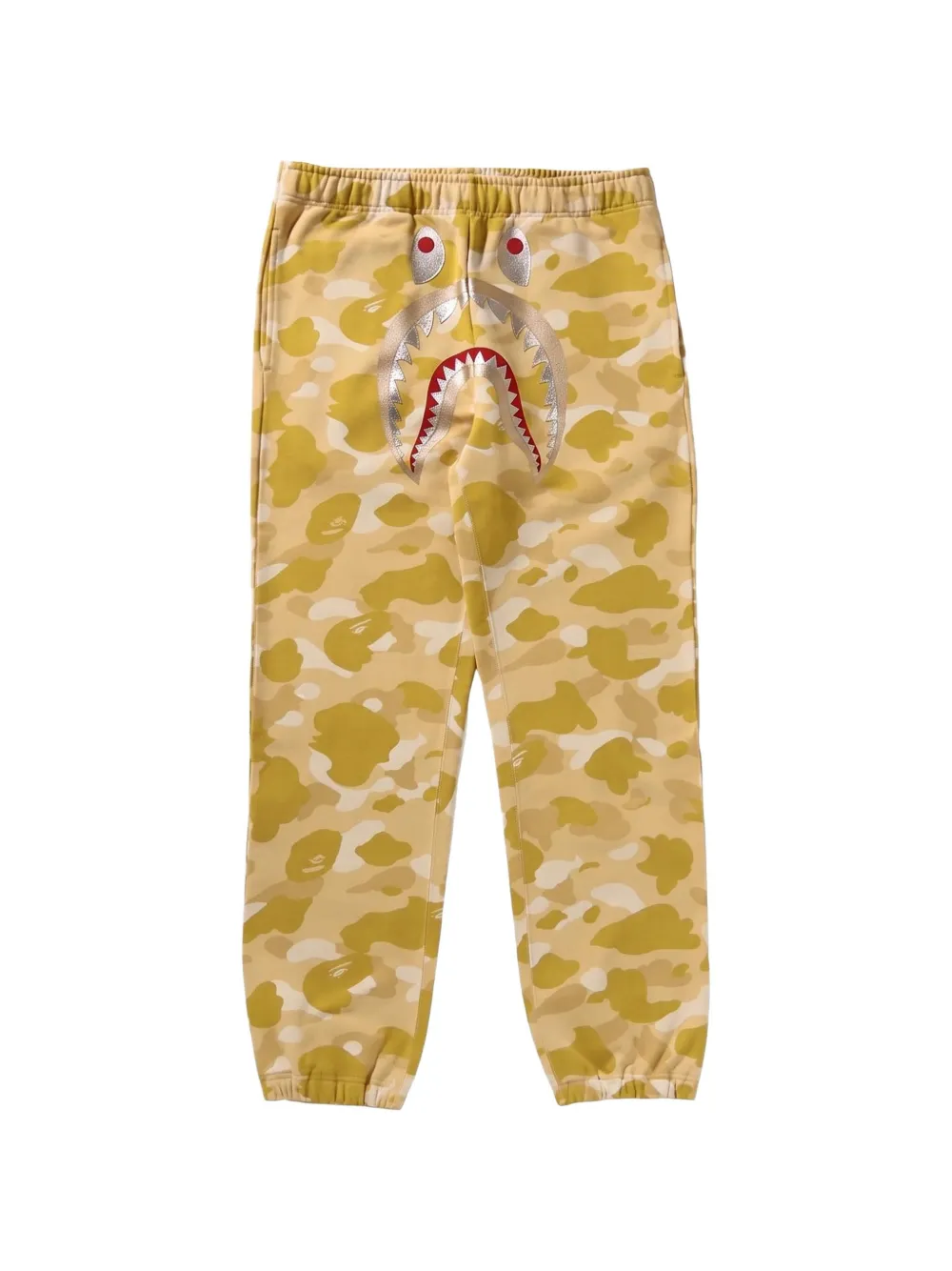 A BATHING APE® Color Camo Shark track pants - Giallo