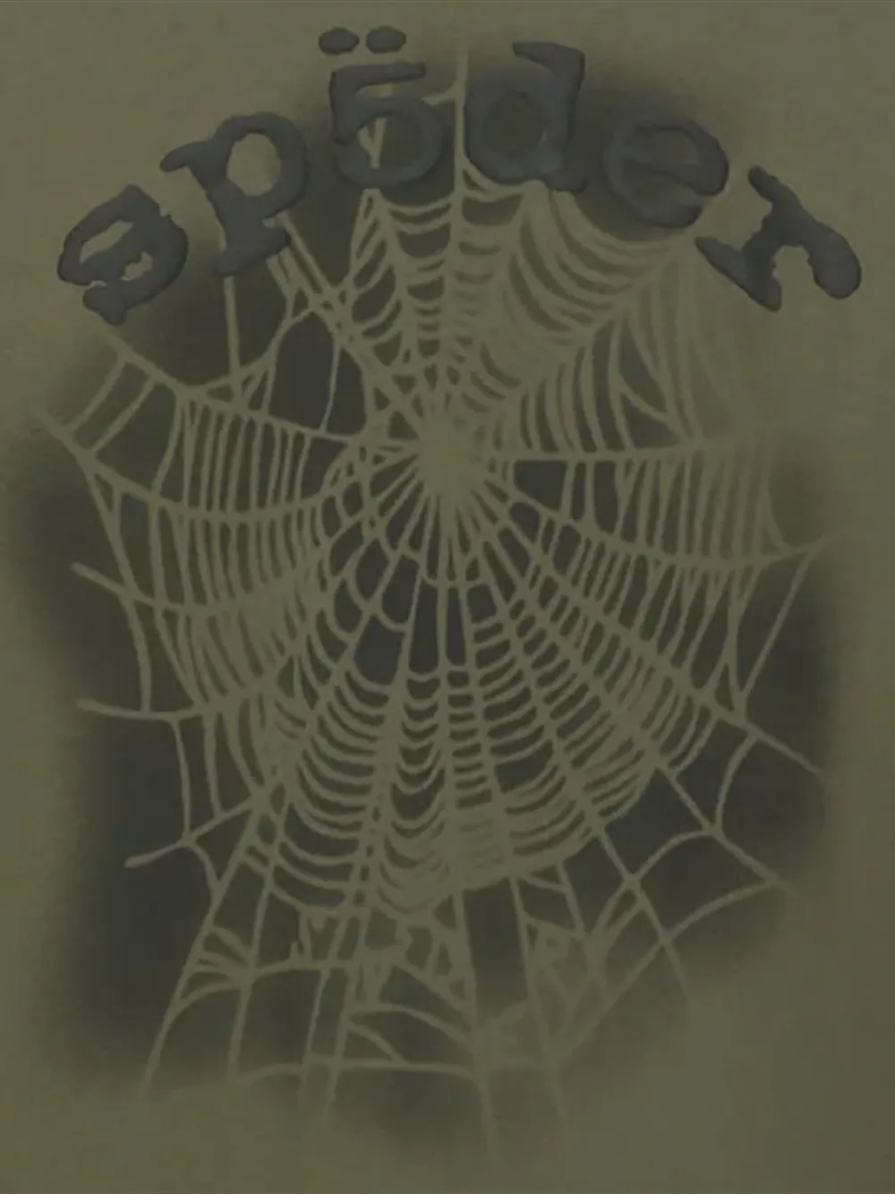 SP5DER Gerafeld OG Web V2 T-shirt Groen