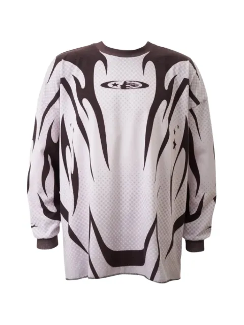 HELLSTAR graphic-print long-sleeved T-shirt