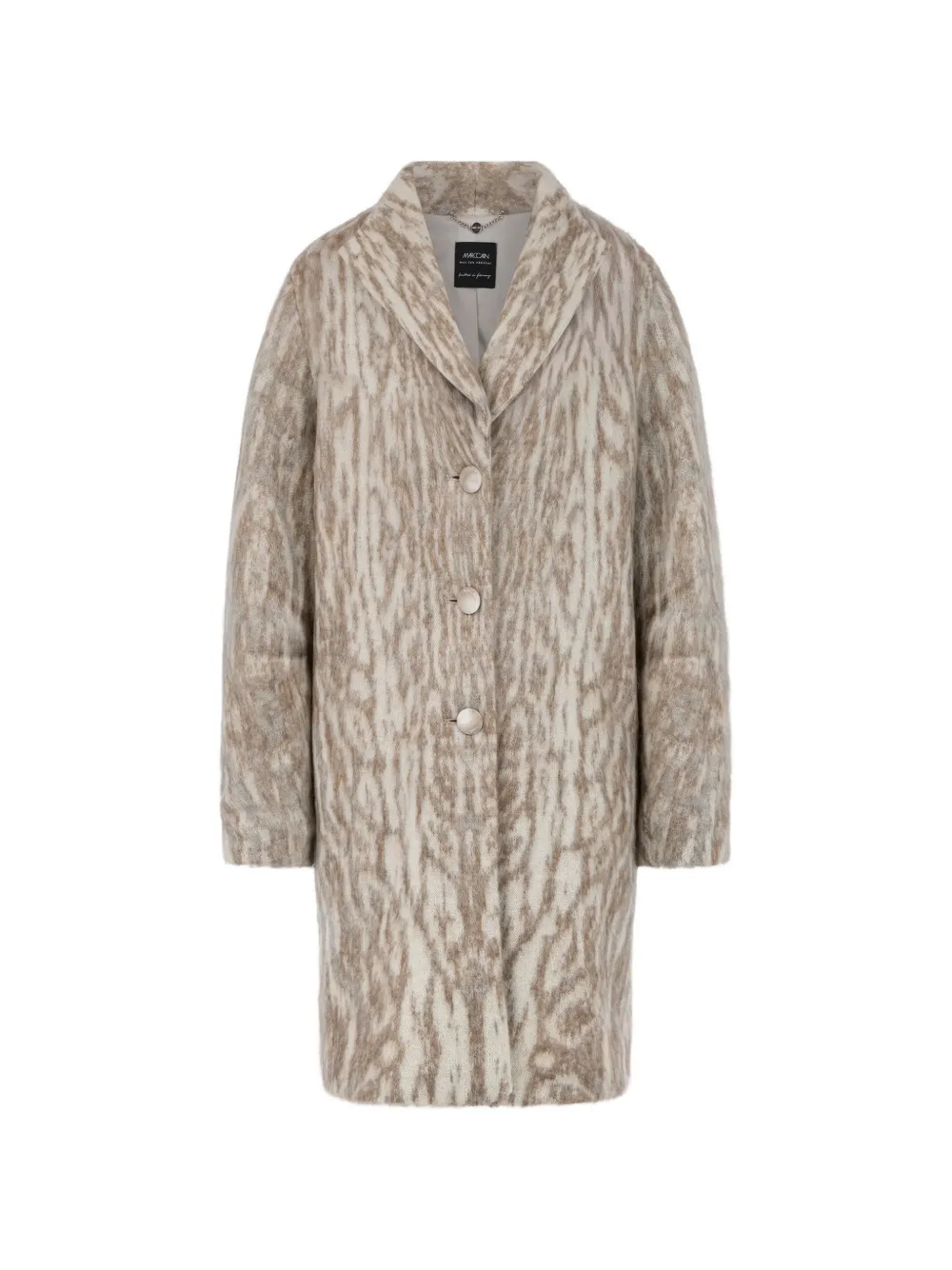 MARCCAIN ocelot-print coat - Toni neutri