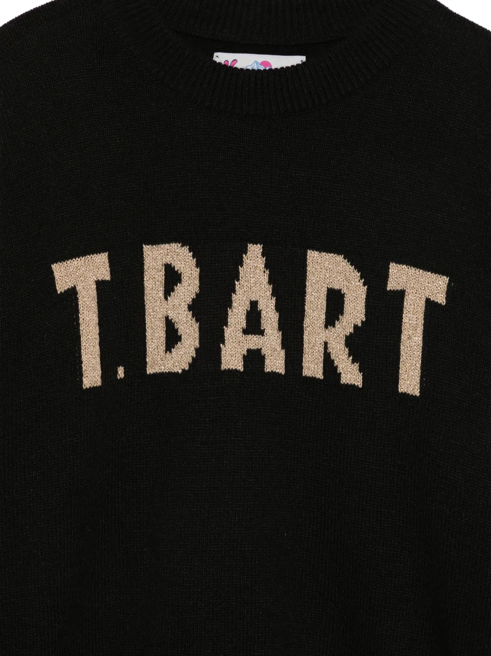 MC2 Saint Barth Kids Danya Jr intarsia-knit sweater Zwart