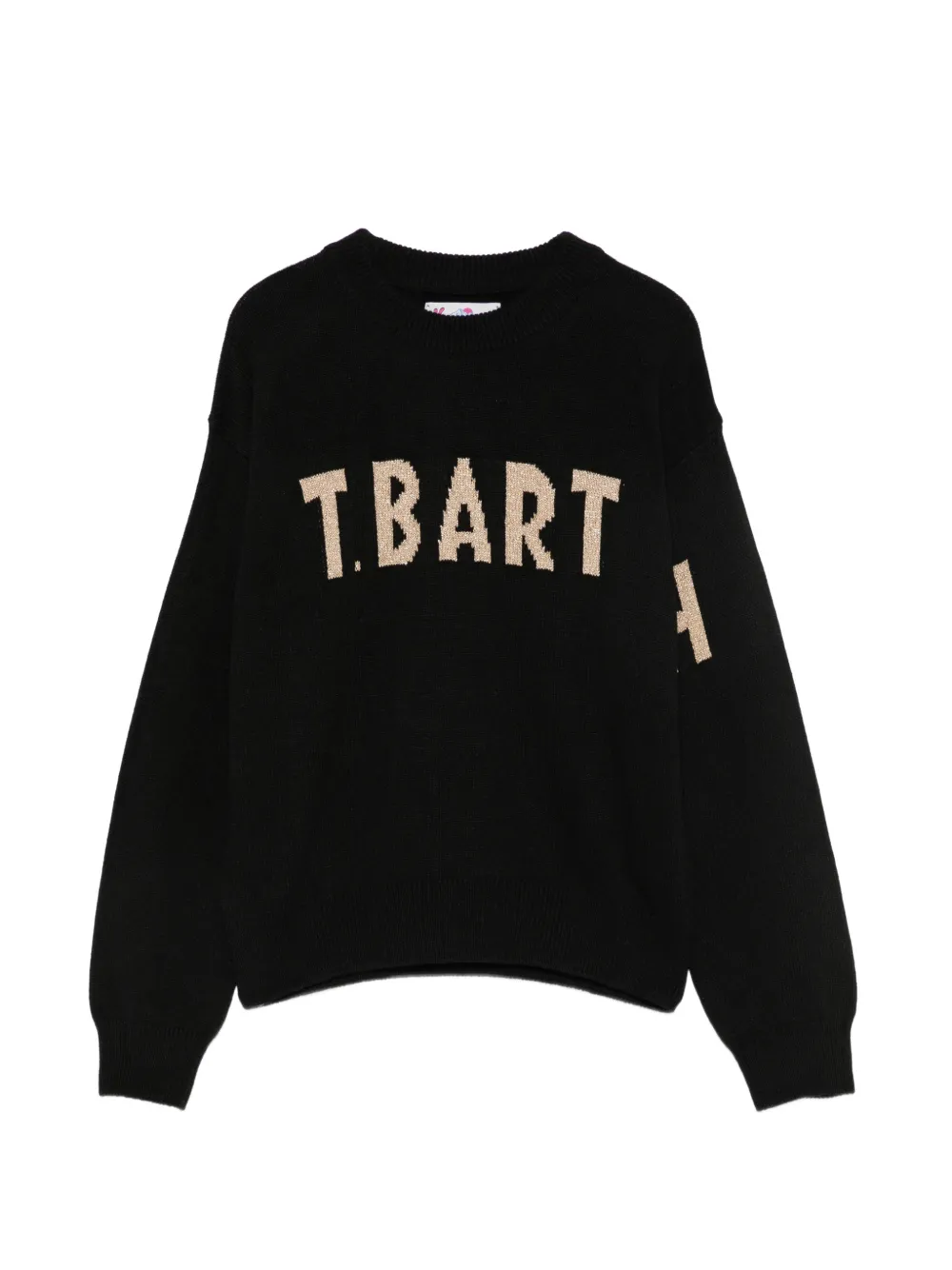 MC2 Saint Barth Kids Danya Jr intarsia-knit sweater Zwart