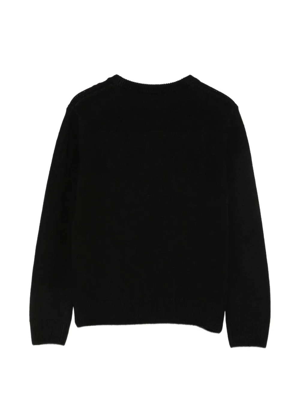 MC2 Saint Barth Kids Douglas intarsia-knit sweater Zwart