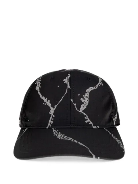 Lacoste reflective-print ripstop baseball cap