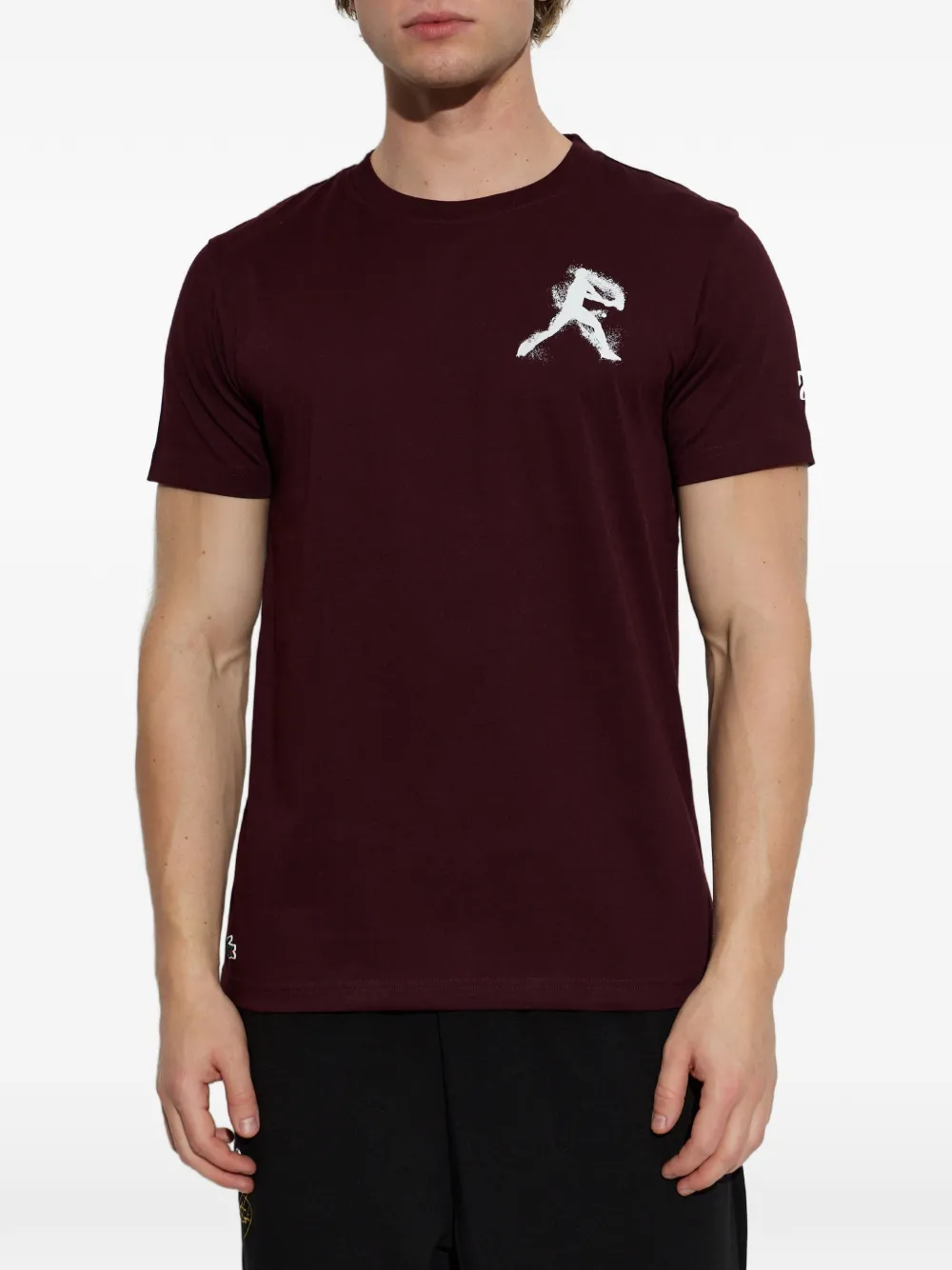 Lacoste x Novak Djokovic set van T-shirt met grafische print en pet Rood