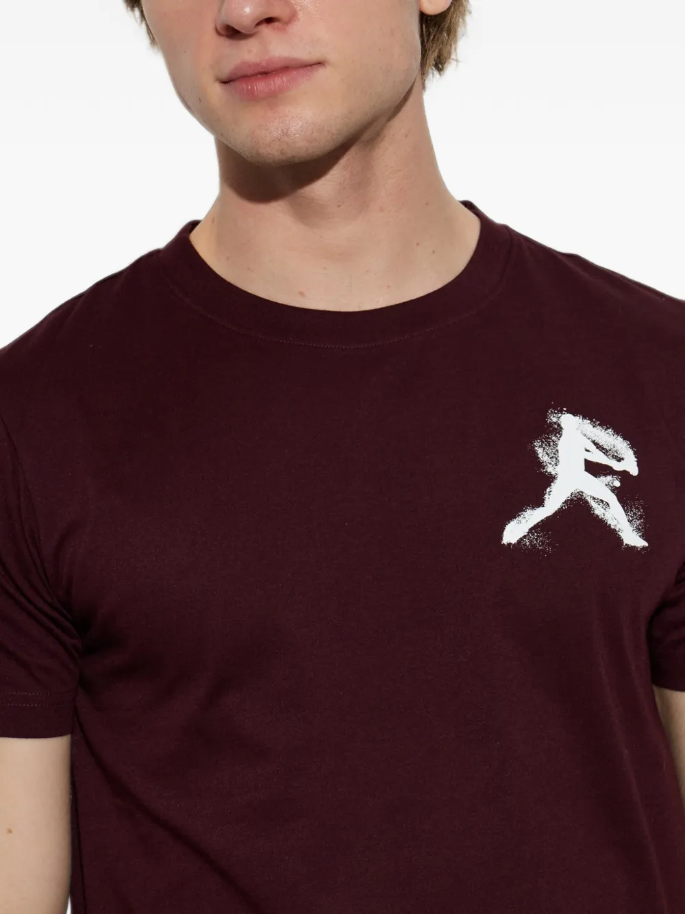 Lacoste x Novak Djokovic set van T-shirt met grafische print en pet Rood