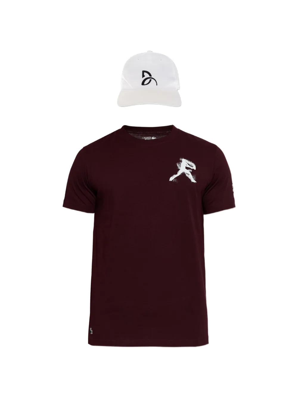 Lacoste x Novak Djokovic graphic-print T-shirt and cap set - Rouge Lacoste x Novak Djokovic graphic-print T-shirt and cap set - Rouge
